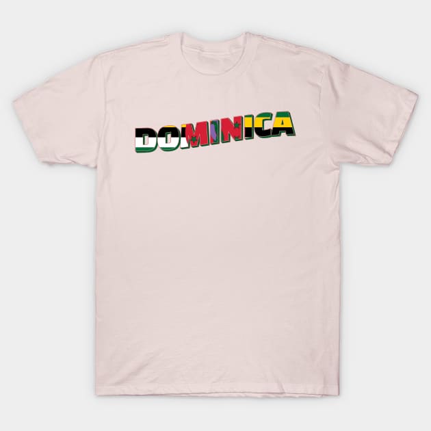 Dominica Vintage style retro souvenir T-Shirt by DesignerPropo